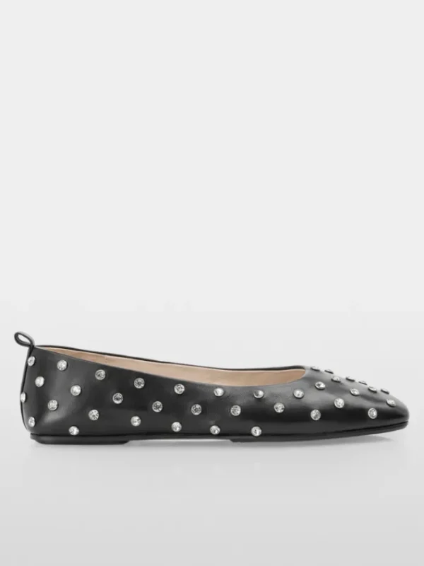 Marc Cain Collections Heels, Pumps And Flats | Footwear^Women's Ballerina Flat Shoes With Crystals YC SF