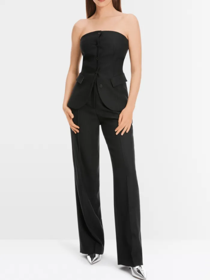marc_cain_collections_wom_3-20.webp Marc Cain Collections Trousers | Gifts Under £250^Women's WUKARI Wide Fit Trousers In Black XC 81.