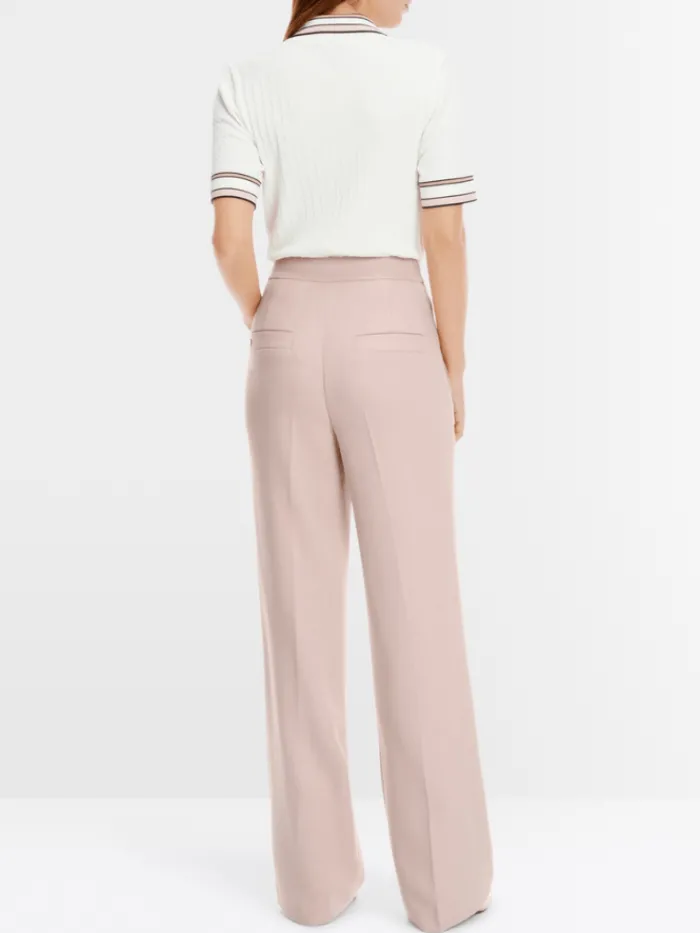 marc_cain_collections_wom_3-21.webp Marc Cain Collections Trousers | Gifts Under £250^Women's WUKARI Wide Fit Trousers In Rose XC 81.2