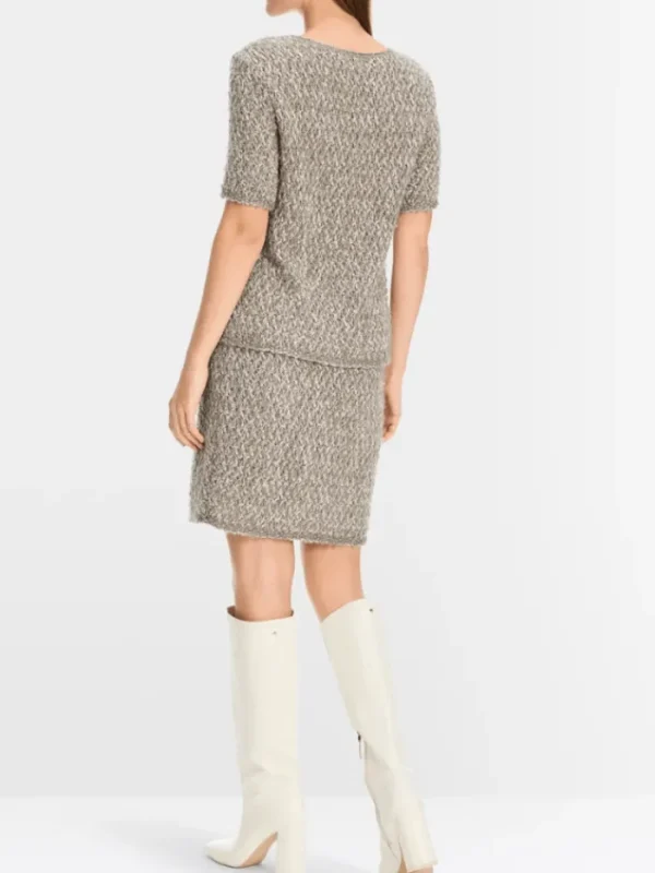 Marc Cain Collections Knitwear | Luxury Gifts^Women's Short Sleeved Shimmering Jumper YC 41.29