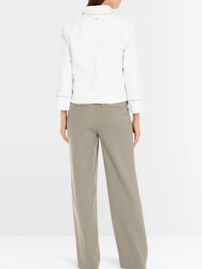 marc_cain_collections_wom_4-6.webp Marc Cain Collections Coats And Jackets | Denim^Women's Rethink Together Denim Jacket In Off Whi