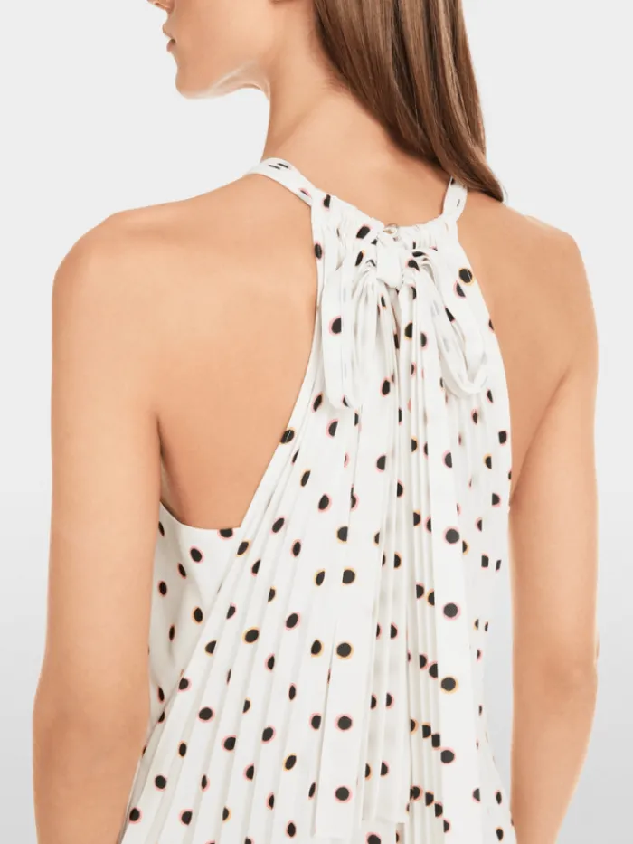 marc_cain_collections_wom_4-8.webp Marc Cain Collections Dresses | Gifts Under £250^Women's Dotted Neckholder Dress YC 21.22 W28 COL