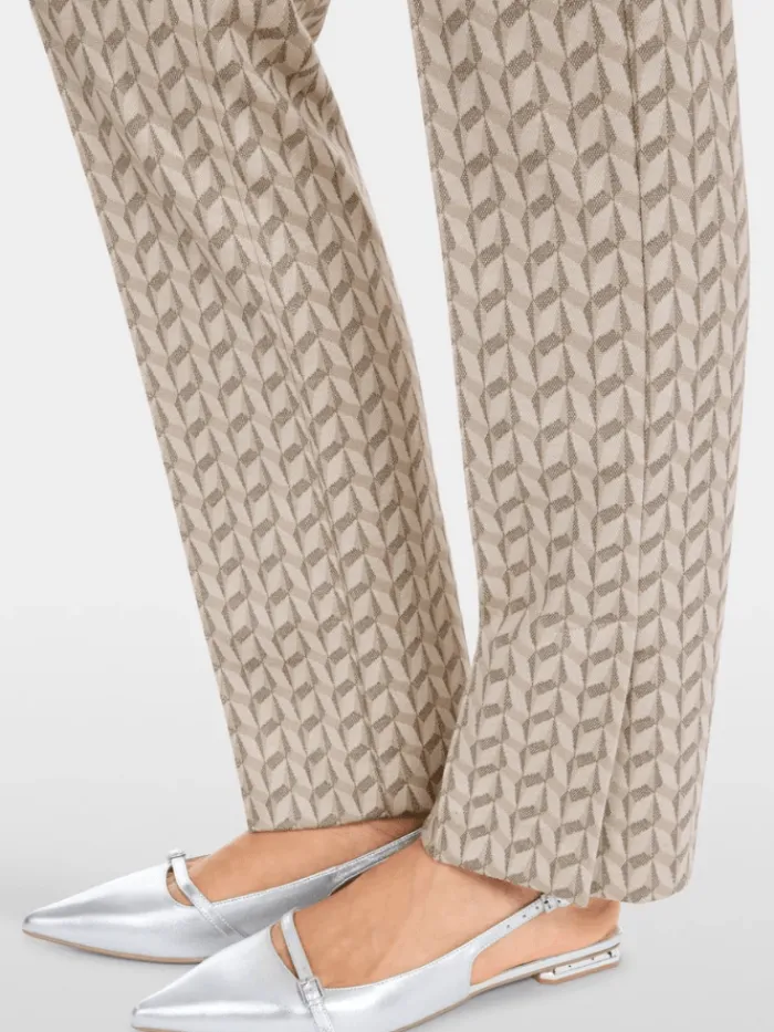 marc_cain_collections_wom_5-24.webp Marc Cain Collections Luxury Gifts^Women's FATSA Jersey Jacquard Trousers YC 81.50