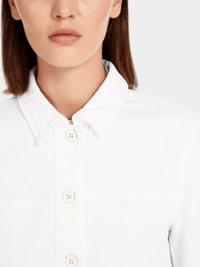 marc_cain_collections_wom_5-6.webp Marc Cain Collections Coats And Jackets | Denim^Women's Rethink Together Denim Jacket In Off Whi