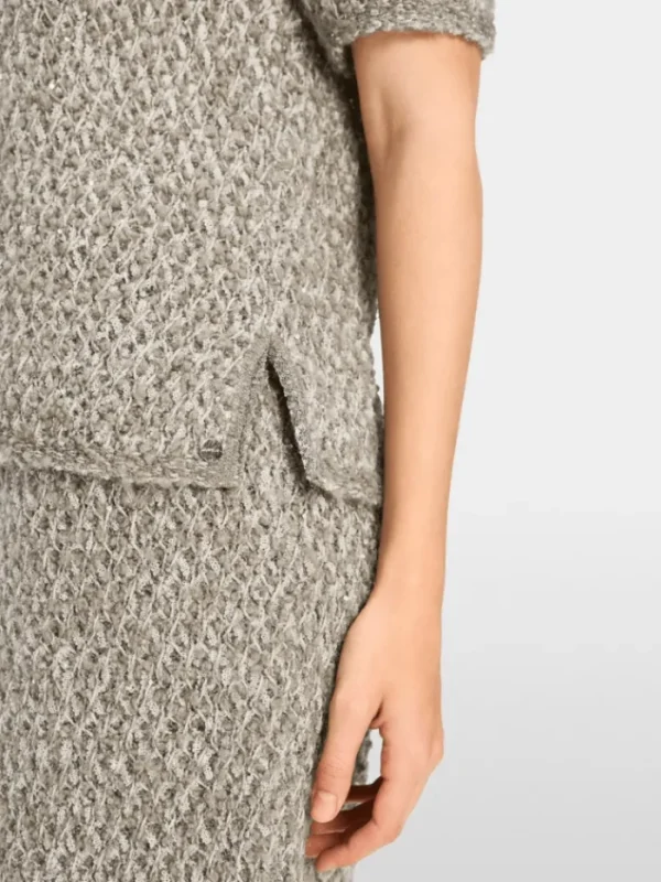 Marc Cain Collections Knitwear | Luxury Gifts^Women's Short Sleeved Shimmering Jumper YC 41.29