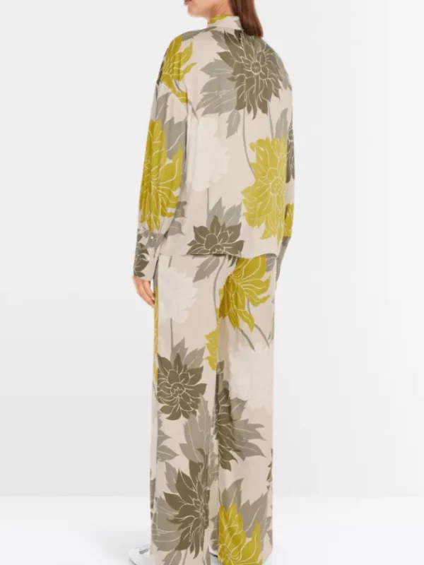 Marc Cain Collections Tops | Luxury Gifts^Women's Blouse With Floral Pattern YC 51.01 W12