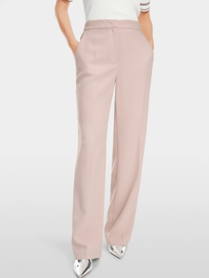 marc_cain_collections_wom_6-18.webp Marc Cain Collections Trousers | Gifts Under £250^Women's WUKARI Wide Fit Trousers In Rose XC 81.2