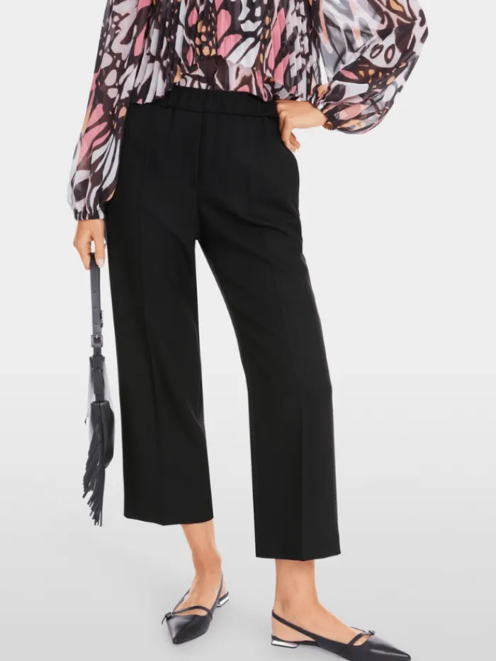 marc_cain_collections_wom_6-20.webp Marc Cain Collections Gifts Under £250^Women's WASHINGTON Culotte Style Trousers In Bla