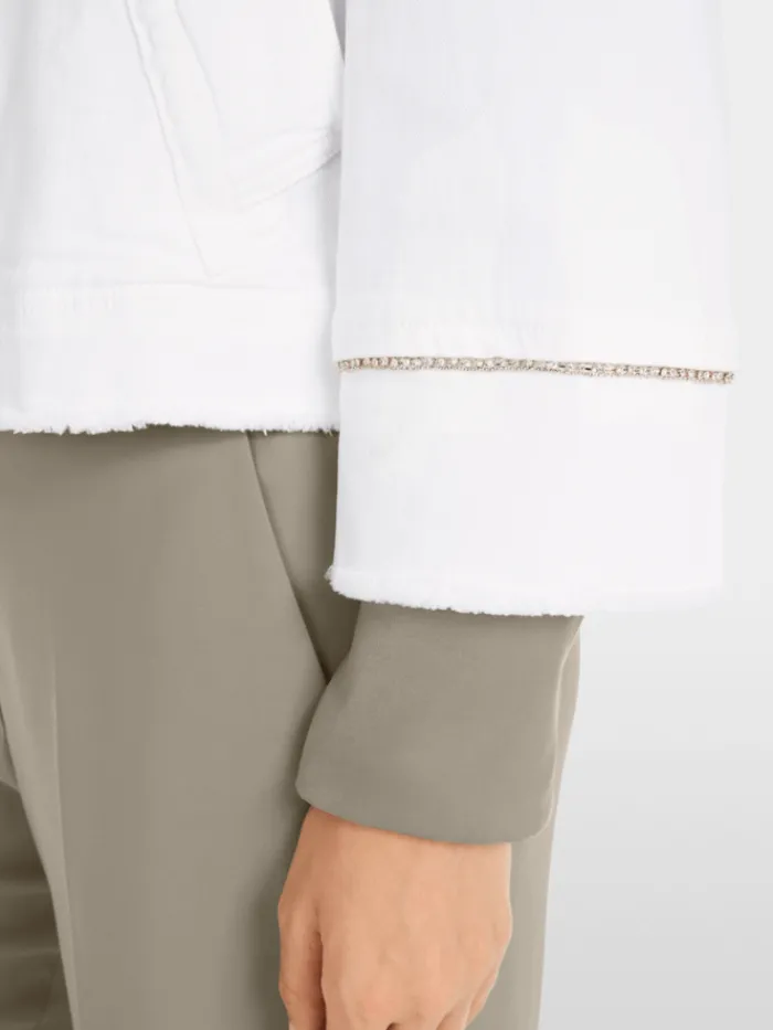 marc_cain_collections_wom_6-6.webp Marc Cain Collections Coats And Jackets | Denim^Women's Rethink Together Denim Jacket In Off Whi