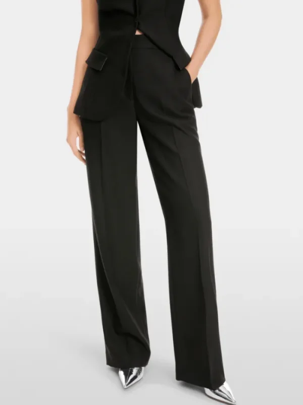 Marc Cain Collections Trousers | Gifts Under £250^Women's WUKARI Wide Fit Trousers In Black XC 81.