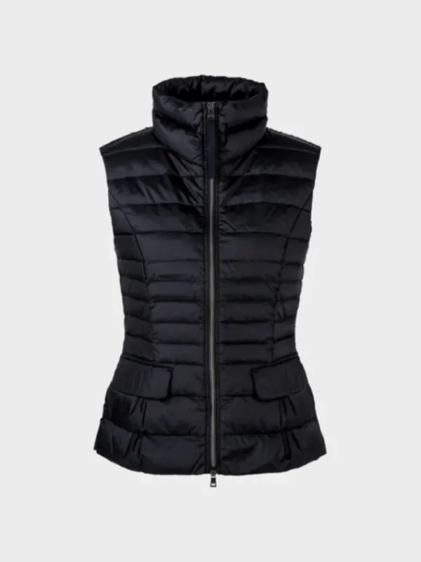 Marc Cain Essentials Coats And Jackets | Puffers And Gilets^Quilted Gilet with Down Midnight Blue +E 37.15 W1