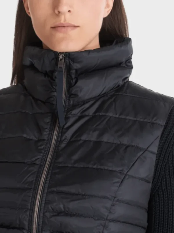 Marc Cain Essentials Coats And Jackets | Puffers And Gilets^Quilted Gilet with Down Midnight Blue +E 37.15 W1