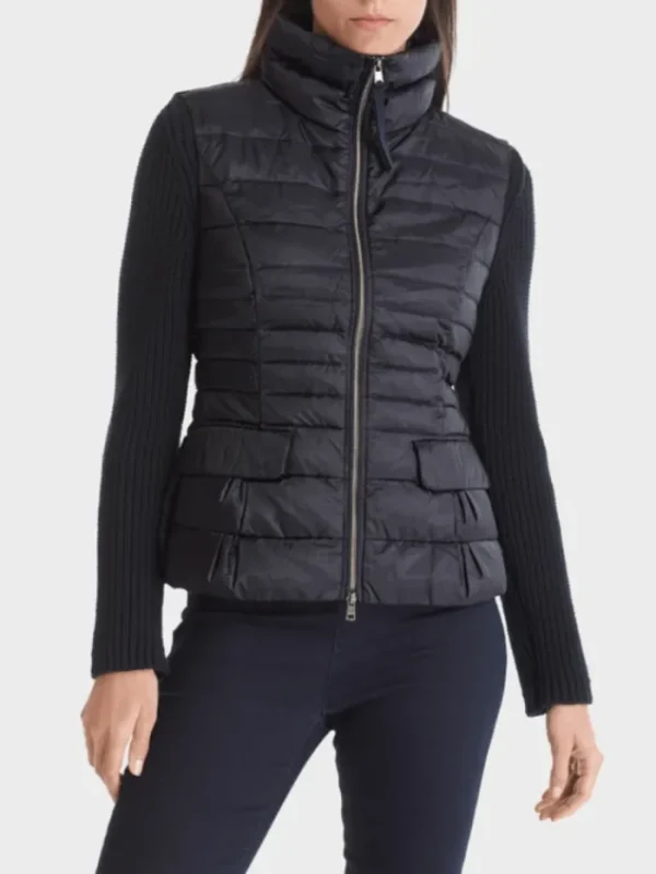 Marc Cain Essentials Coats And Jackets | Puffers And Gilets^Quilted Gilet with Down Midnight Blue +E 37.15 W1