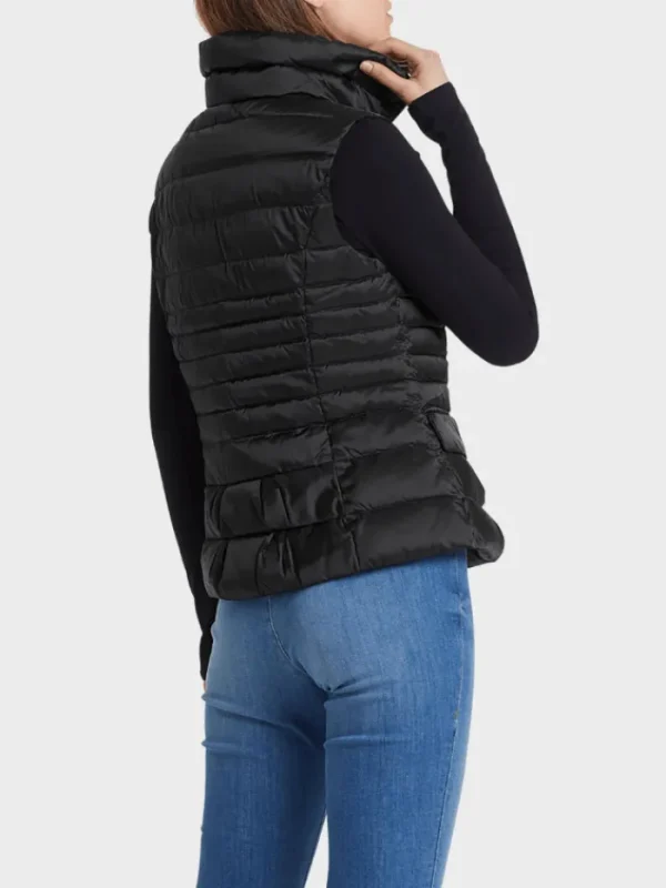 Marc Cain Essentials Coats And Jackets | Puffers And Gilets^Quilted Gilet with Down Black +E 37.15 W11 900