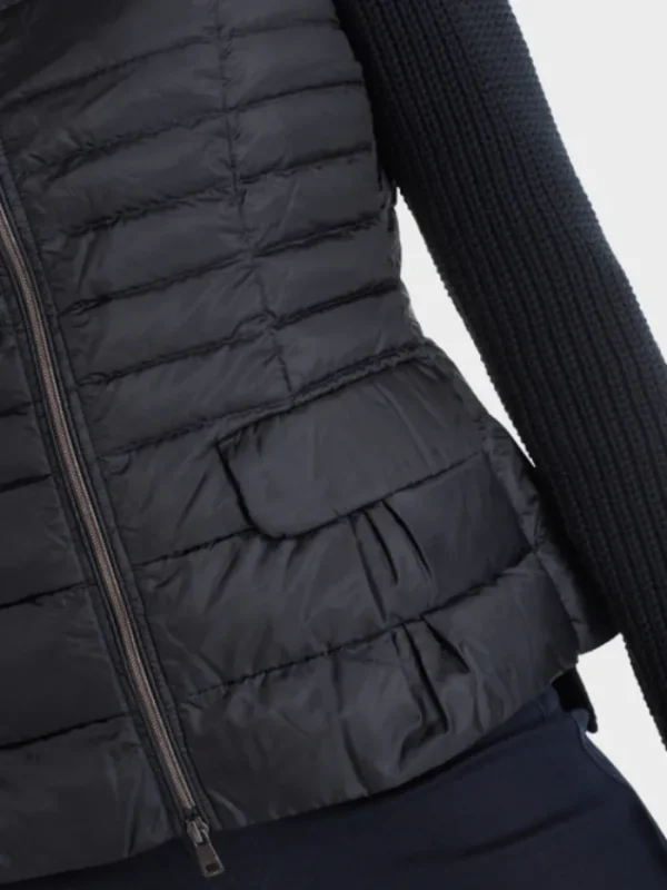 Marc Cain Essentials Coats And Jackets | Puffers And Gilets^Quilted Gilet with Down Midnight Blue +E 37.15 W1