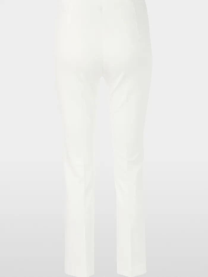 marc_cain_essentials_wome_6.webp Marc Cain Essentials Tops | Trousers^Women's Stretch Trousers With Cord Piping In Off