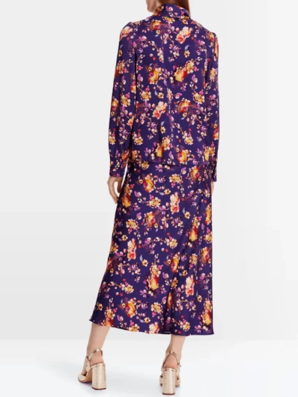 Marc Cain Glam Tops | Gifts Under £100^Flared Blouse With Floral Print XG 51.01 W07 COL 748