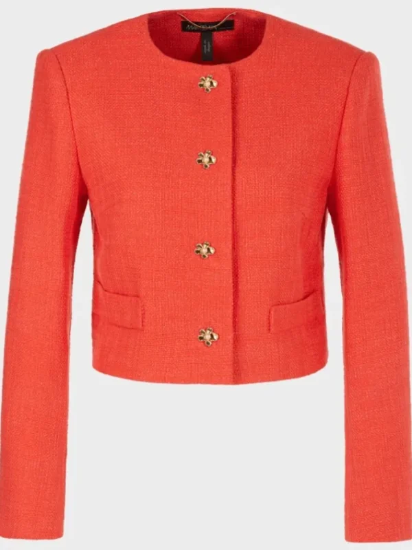 Marc Cain Glam Coats And Jackets | Gifts Under £250^Short Jacket In Red With Decorative Buttons XG 31.01 W0