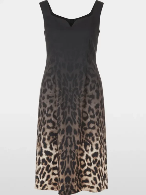 Marc Cain Glam Dresses | Party Wear^Sleeveless Leopard Print Dress XG 21.19 W16 COL 625