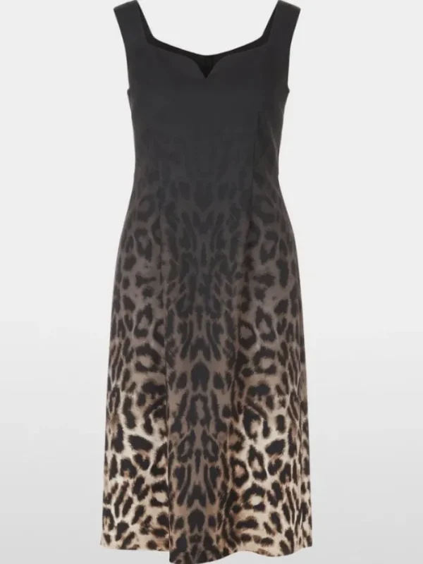 Marc Cain Glam Dresses | Party Wear^Sleeveless Leopard Print Dress XG 21.19 W16 COL 625