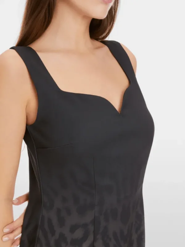 Marc Cain Glam Dresses | Party Wear^Sleeveless Leopard Print Dress XG 21.19 W16 COL 625