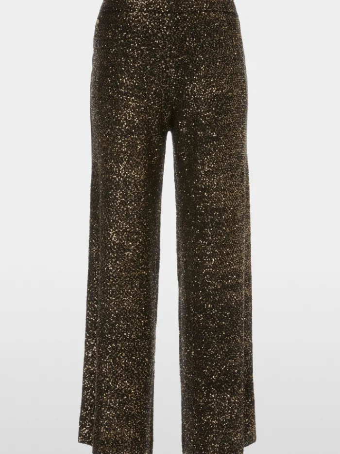 marc_cain_glam_winterthur_3.webp Marc Cain Glam Party Wear | Trousers^Winterthur Wide Trousers With Sequin Embroidery XG 81.1
