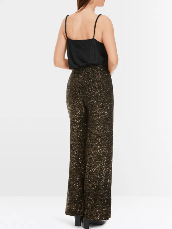 marc_cain_glam_winterthur_4.webp Marc Cain Glam Party Wear | Trousers^Winterthur Wide Trousers With Sequin Embroidery XG 81.1