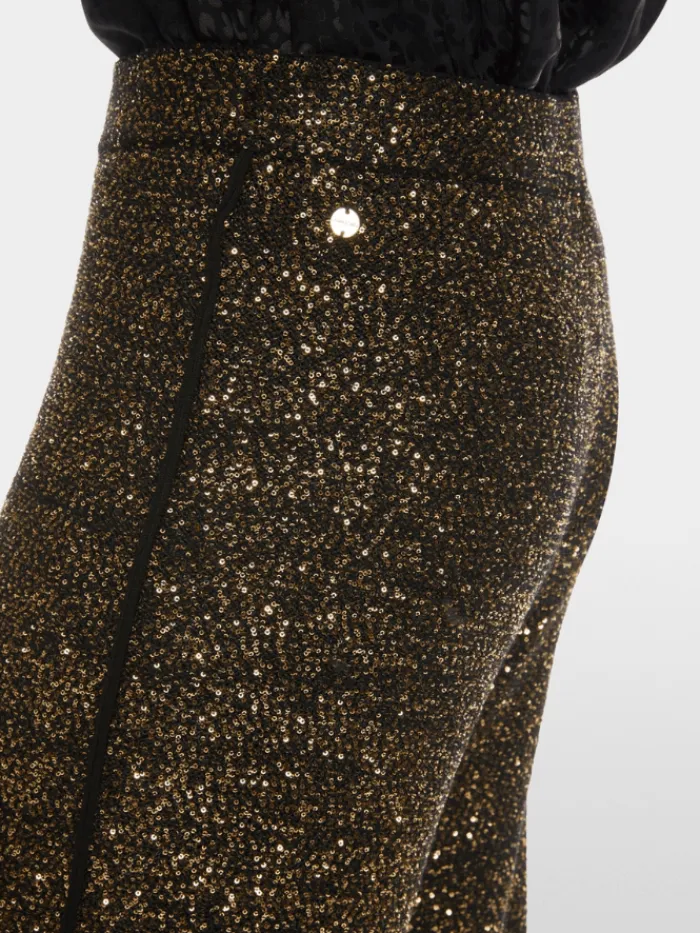 marc_cain_glam_winterthur_5.webp Marc Cain Glam Party Wear | Trousers^Winterthur Wide Trousers With Sequin Embroidery XG 81.1