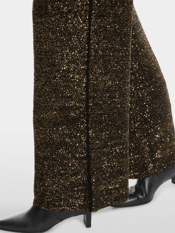 marc_cain_glam_winterthur_6.webp Marc Cain Glam Party Wear | Trousers^Winterthur Wide Trousers With Sequin Embroidery XG 81.1