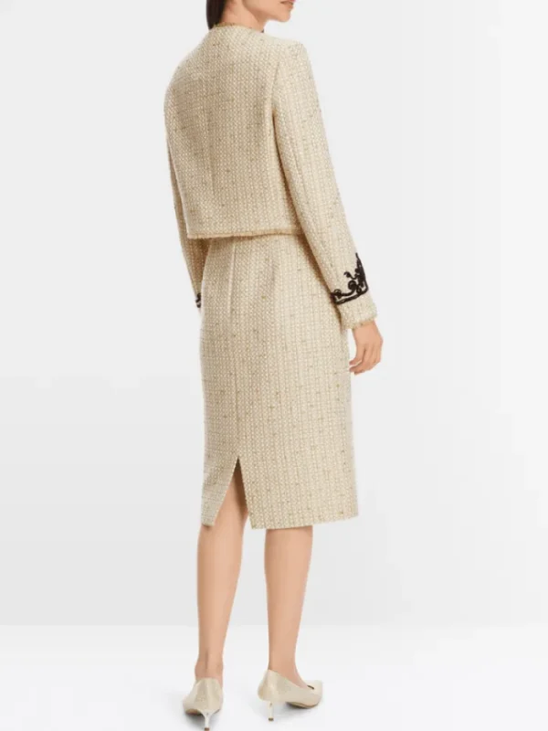 Marc Cain Glam Party Wear | Gifts Under £250^Women's Sparkling Jacket With Fine Embroidery XG 31.02