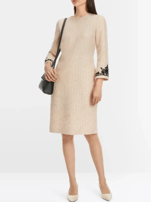 Marc Cain Glam Dresses | Party Wear^Women's Sparkling Dress With Embroidery XG 21.17 W11 CO