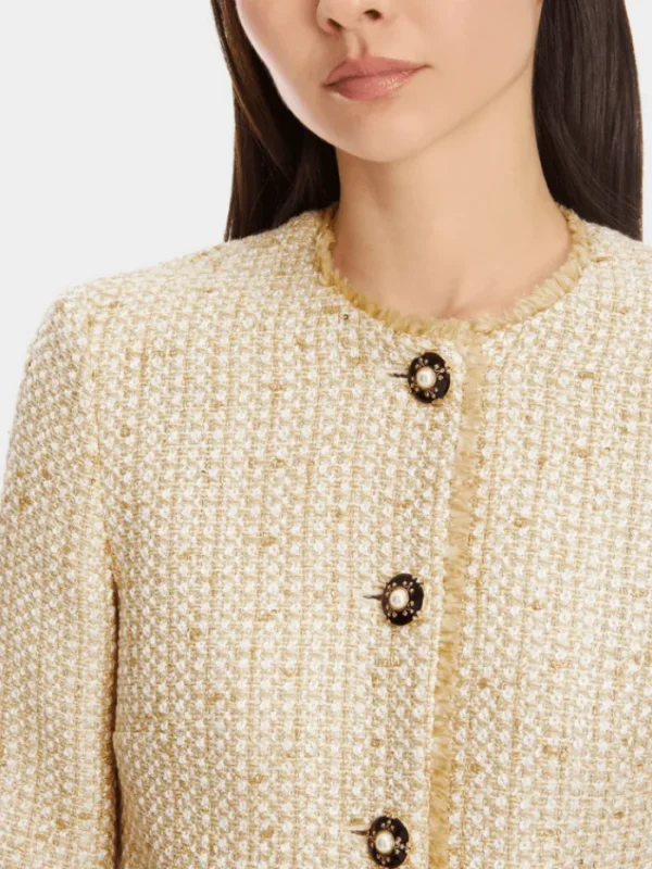 Marc Cain Glam Party Wear | Gifts Under £250^Women's Sparkling Jacket With Fine Embroidery XG 31.02