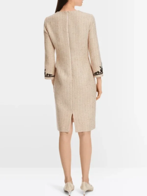 Marc Cain Glam Dresses | Party Wear^Women's Sparkling Dress With Embroidery XG 21.17 W11 CO