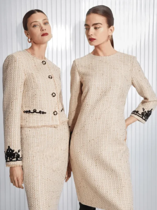 Marc Cain Glam Party Wear | Gifts Under £250^Women's Sparkling Jacket With Fine Embroidery XG 31.02