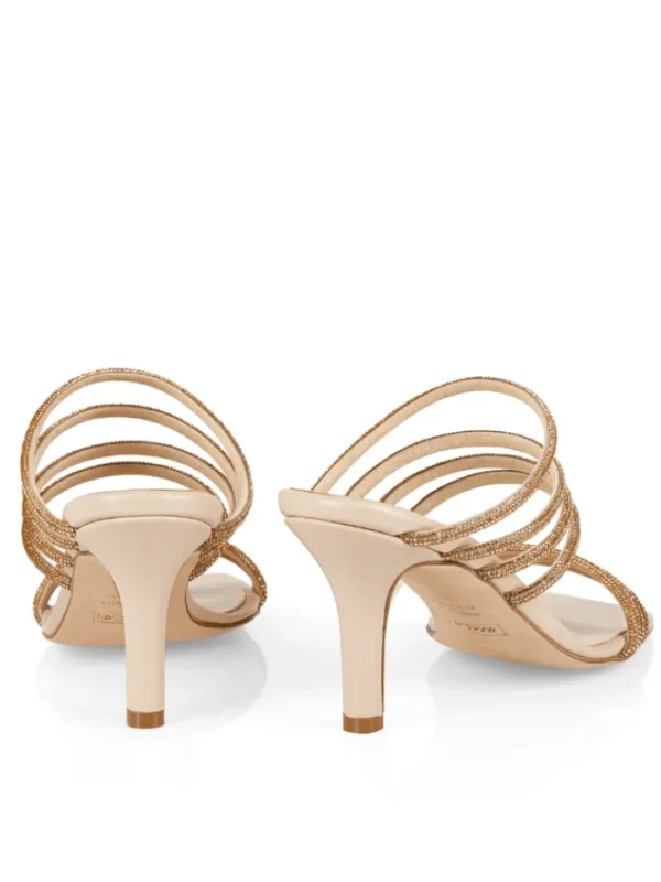 Marc Cain Footwear | Footwear^Heeled Sparkly Gold Sandals UB SG.11 Z07 COL 144
