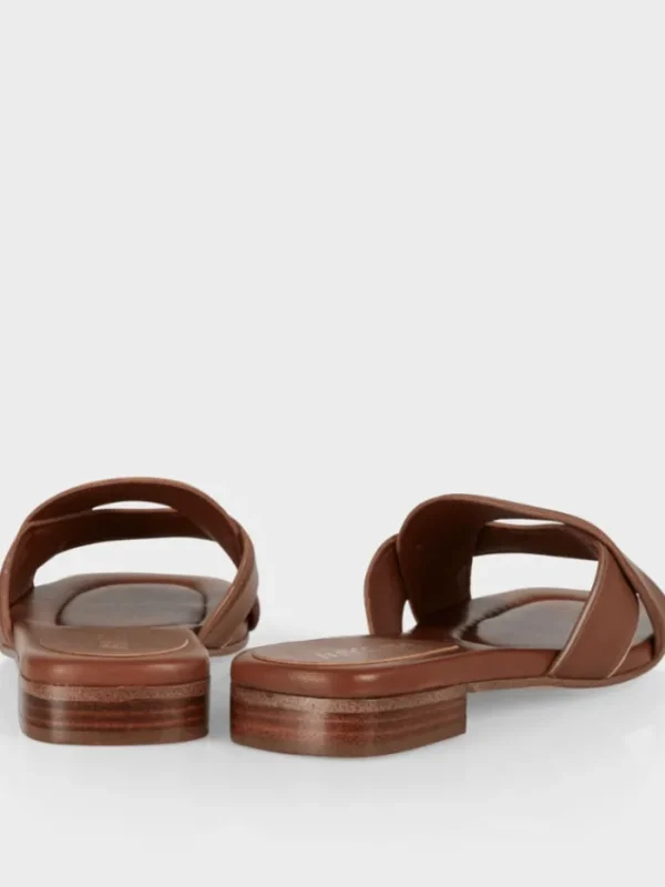 Marc Cain Footwear | Footwear^Mules With Braided Straps In Bright Ochre WB SG.13 L21 COL 4