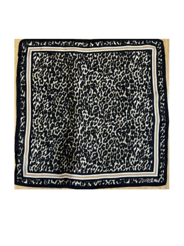Marc Cain Scarves & Gloves | Gifts Under £50^Signature Animal Print Small Square Silk Scarf +YB1.10 Col 6