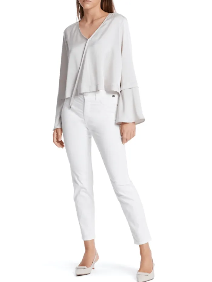 marc_cain_silea__pocket_t_0.webp Marc Cain Pants Trousers | Gifts Under £250^Marc Cain SILEA 5 Pocket Trousers In White WP 81.78 W01 COL 100