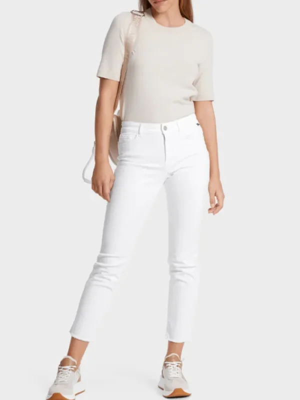 Marc Cain Pants Denim | Gifts Under £250^Marc Cain SILEA Slim Fit White Jeans WP 82.04 D50 Col 100