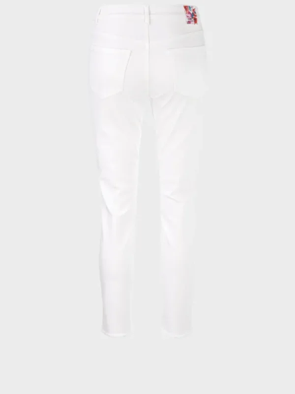 Marc Cain Pants Denim | Gifts Under £250^Marc Cain SILEA Slim Fit White Jeans WP 82.04 D50 Col 100