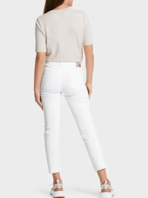 Marc Cain Pants Denim | Gifts Under £250^Marc Cain SILEA Slim Fit White Jeans WP 82.04 D50 Col 100