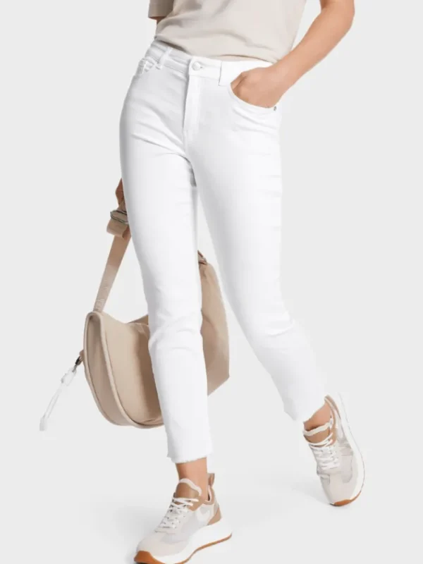 Marc Cain Pants Denim | Gifts Under £250^Marc Cain SILEA Slim Fit White Jeans WP 82.04 D50 Col 100