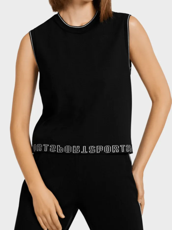 marc_cain_sports_black_ju_0.webp Marc Cain Sports Knitwear | Gifts Under £100^Black Jumper US 61.01 M09 COL 910