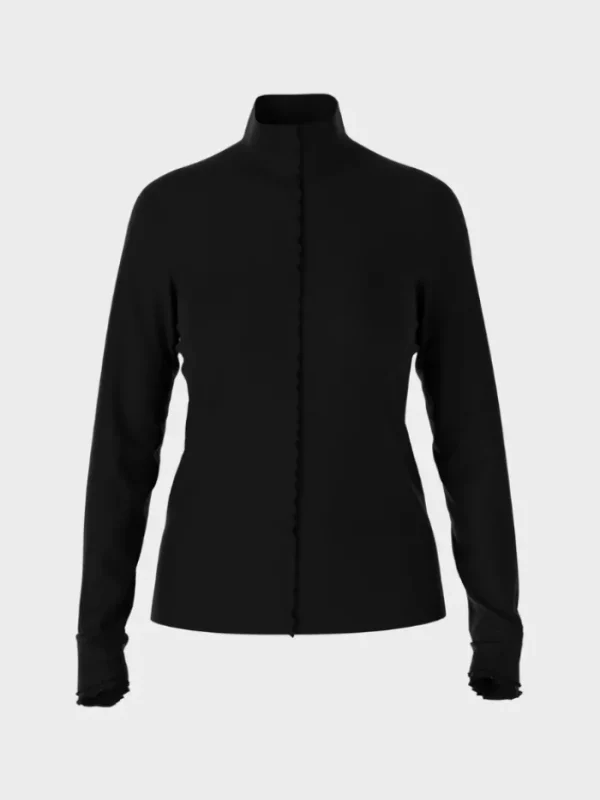 Marc Cain Sports Tops | Gifts Under £250^Black Second Skin Polo VS 48.27 J18 COL 900