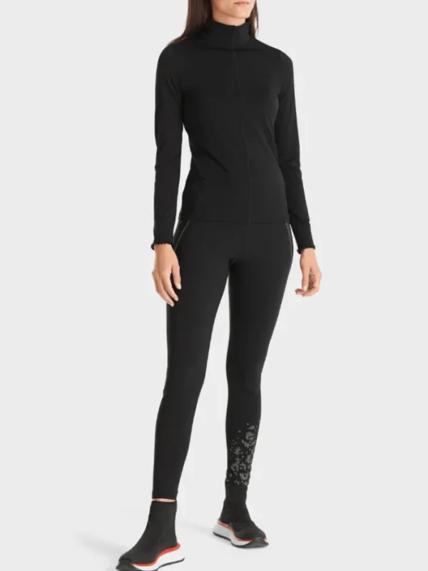 Marc Cain Sports Tops | Gifts Under £250^Black Second Skin Polo VS 48.27 J18 COL 900