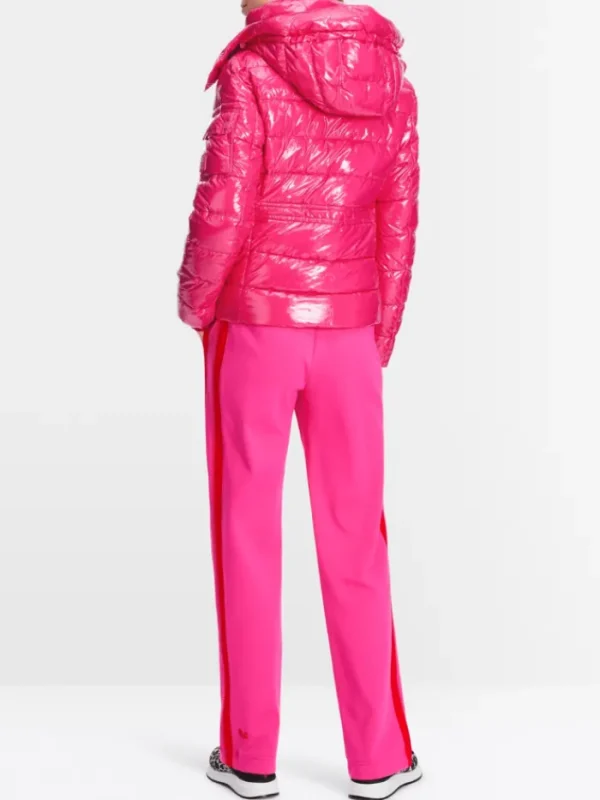 Marc Cain Sports Coats And Jackets | Puffers And Gilets^Close Fitting Outdoor Pink Jacket With Hood XS 12.06