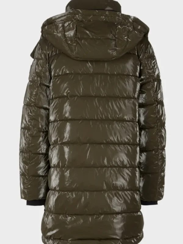 Marc Cain Sports Coats And Jackets | Puffers And Gilets^Coated Quilted Jacket IN Bright Terra VS 12.11 W65 CO