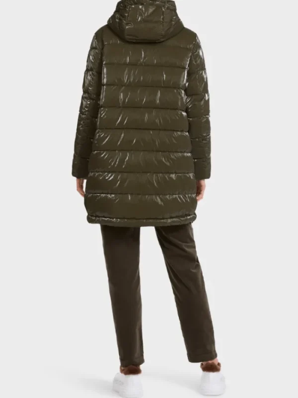 Marc Cain Sports Coats And Jackets | Puffers And Gilets^Coated Quilted Jacket IN Bright Terra VS 12.11 W65 CO