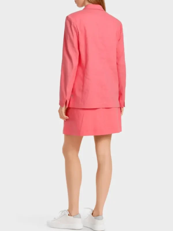 Marc Cain Sports Coats And Jackets | Gifts Under £250^Creased Look Blazer In Light Neon Coral Red WS 34.12