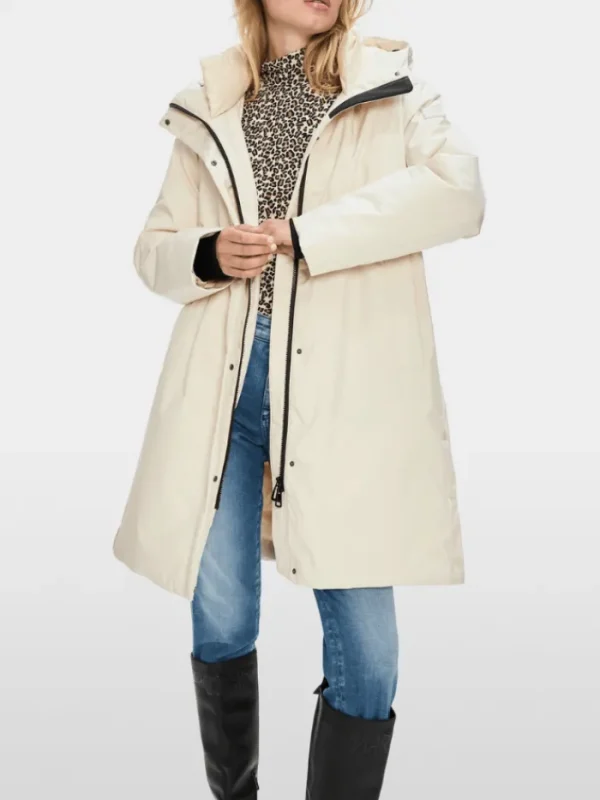 Marc Cain Sports Coats And Jackets | Luxury Gifts^Hooded Down Coat XS 11.03 W13 Col 117